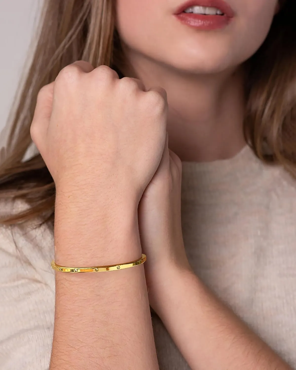 14K Gold Bracelets for Women Adjustable Slider Bracelet Bangle Bracelets for Women Gold Chain Bracelet