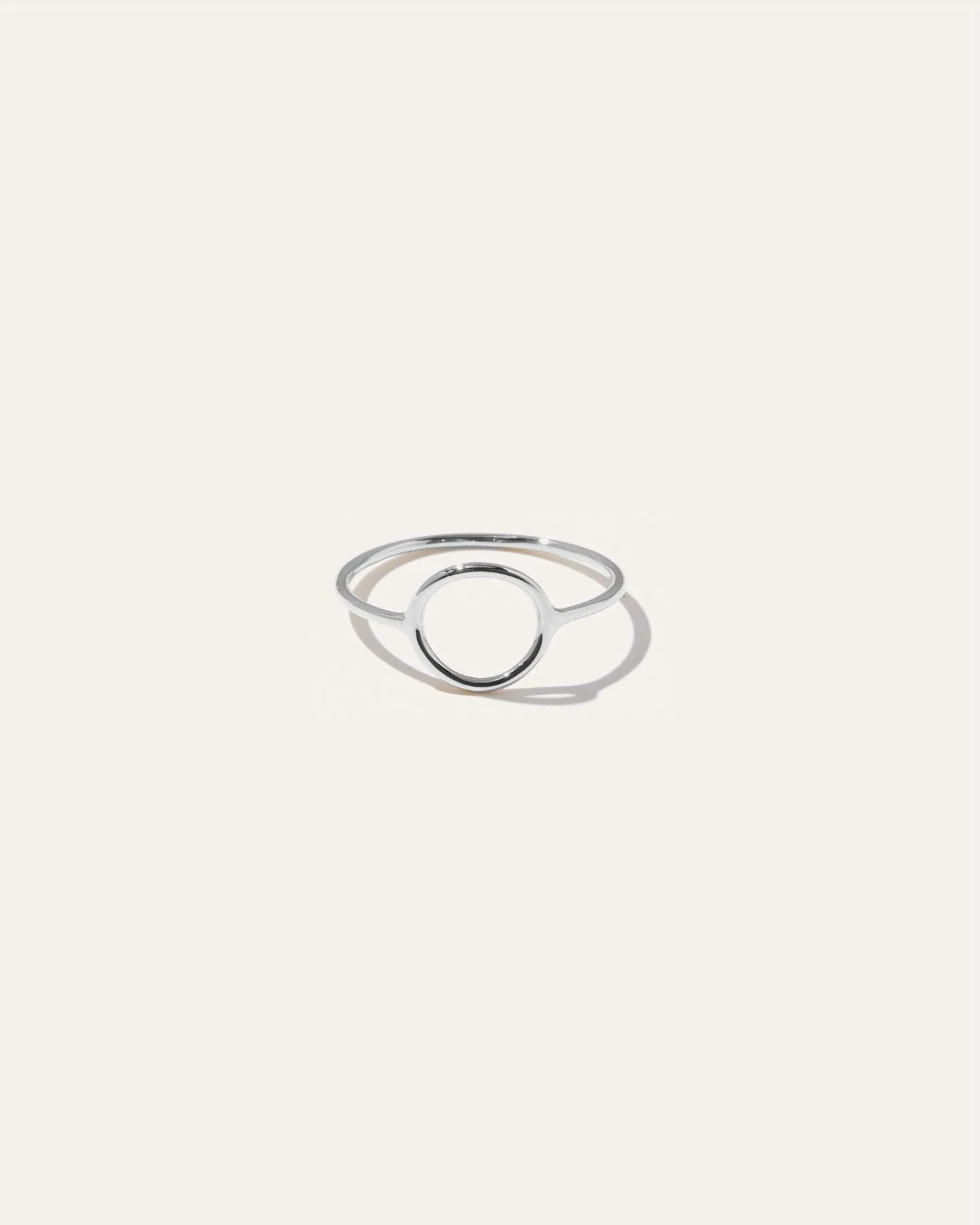 14k Gold Circle Ring