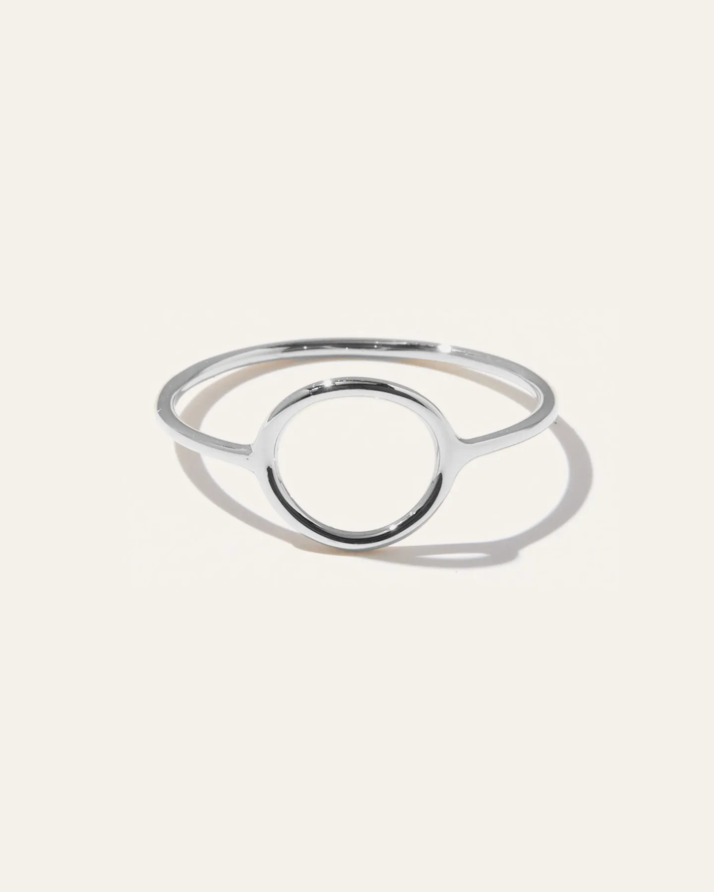 14k Gold Circle Ring