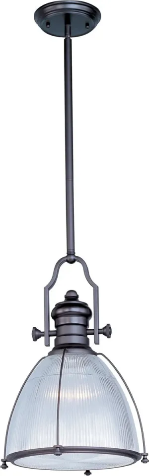 14"W Hi-Bay 1-Light Pendant Bronze
