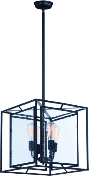 16"W Era 4-Light Pendant with Bulbs