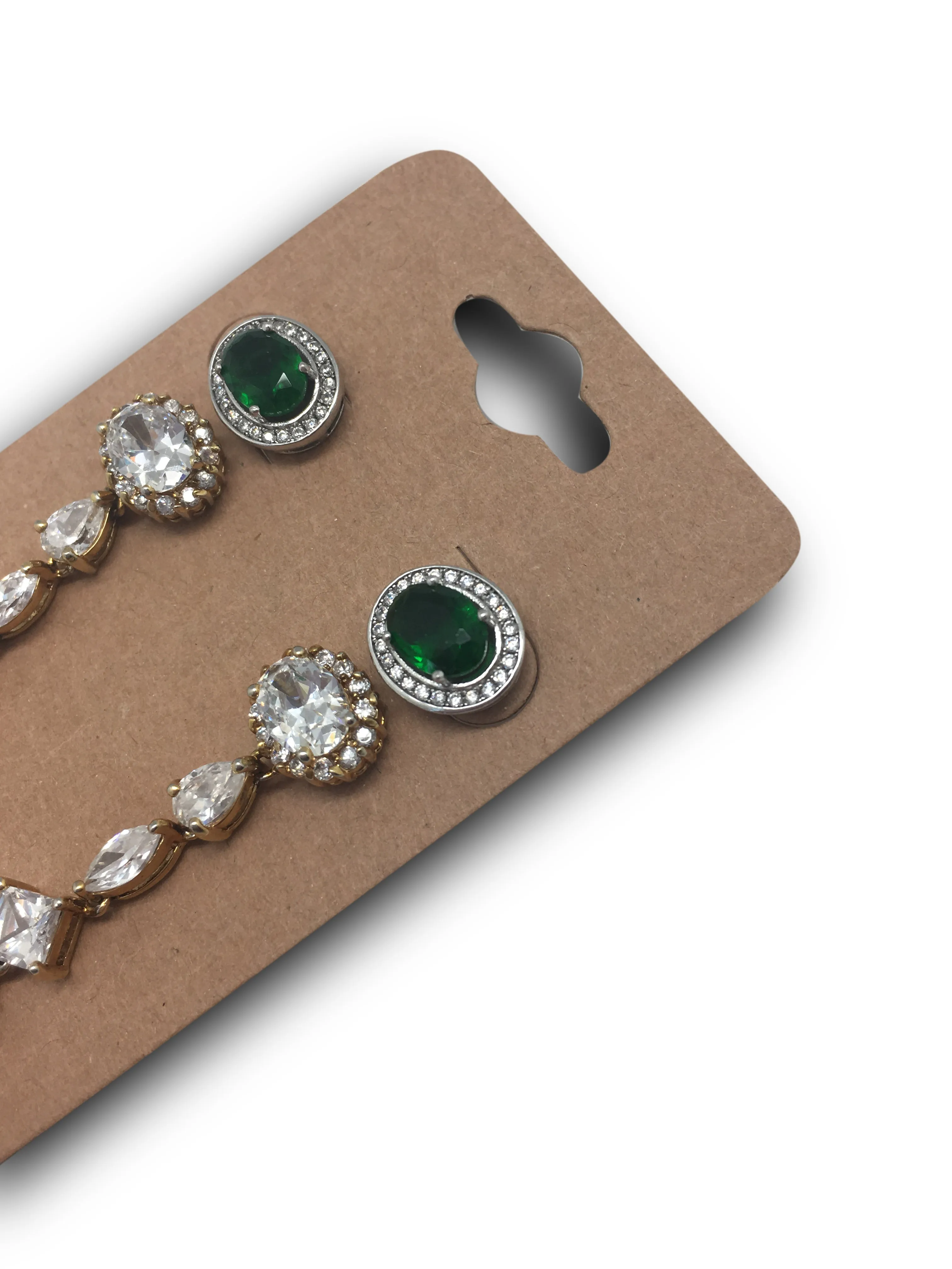 2 1/4" x 4 5/8" Kraft Paper Earring Card