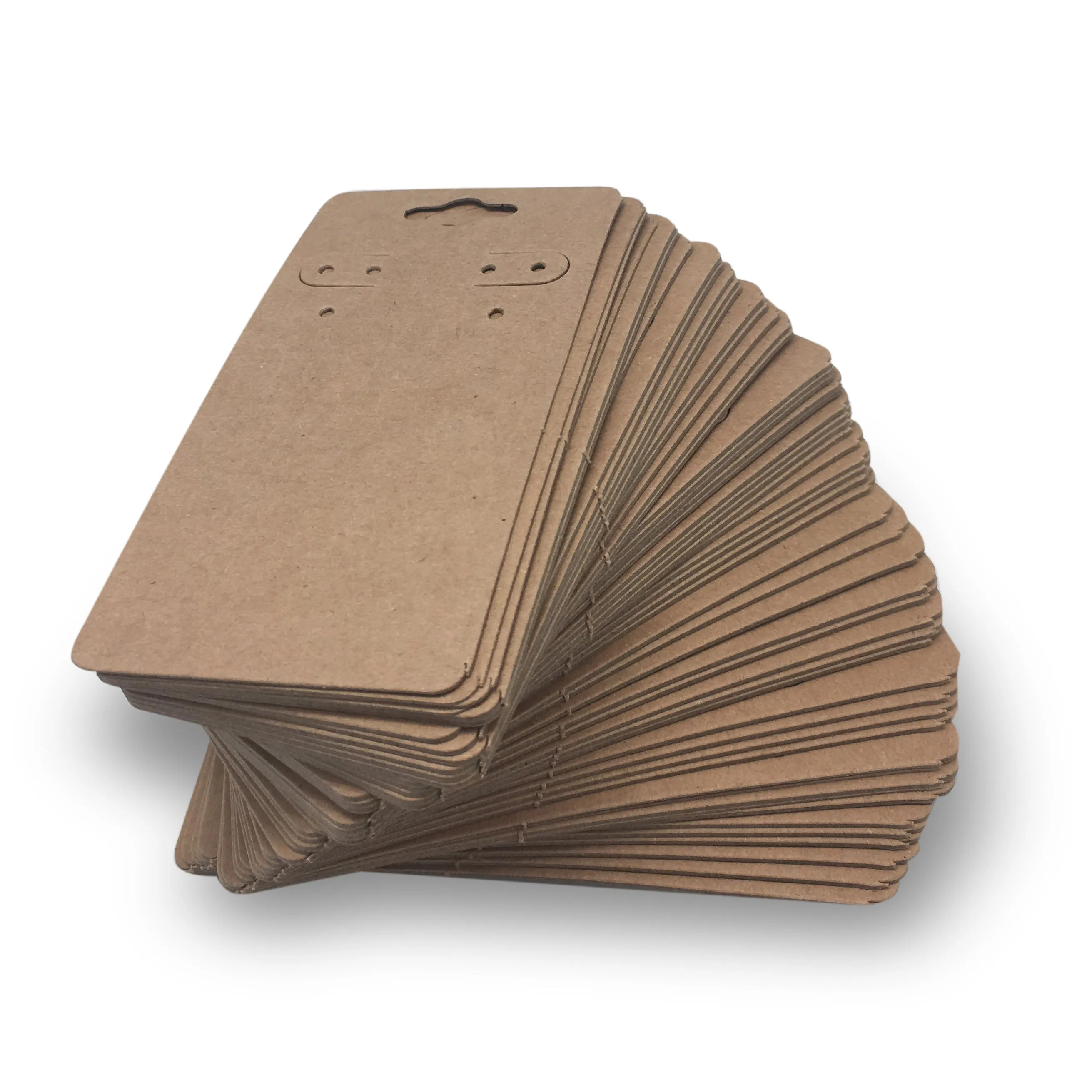 2 1/4" x 4 5/8" Kraft Paper Earring Card