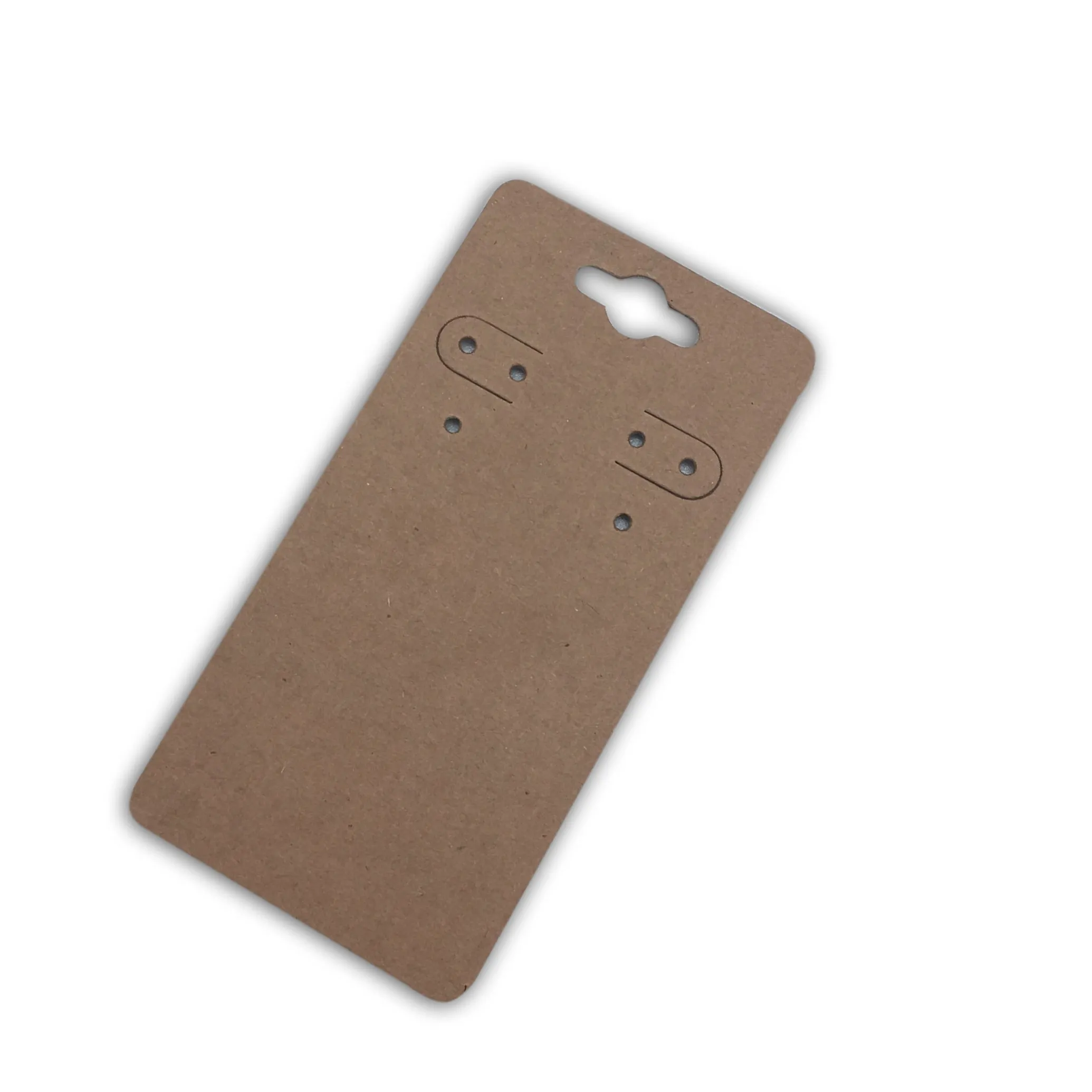 2 1/4" x 4 5/8" Kraft Paper Earring Card