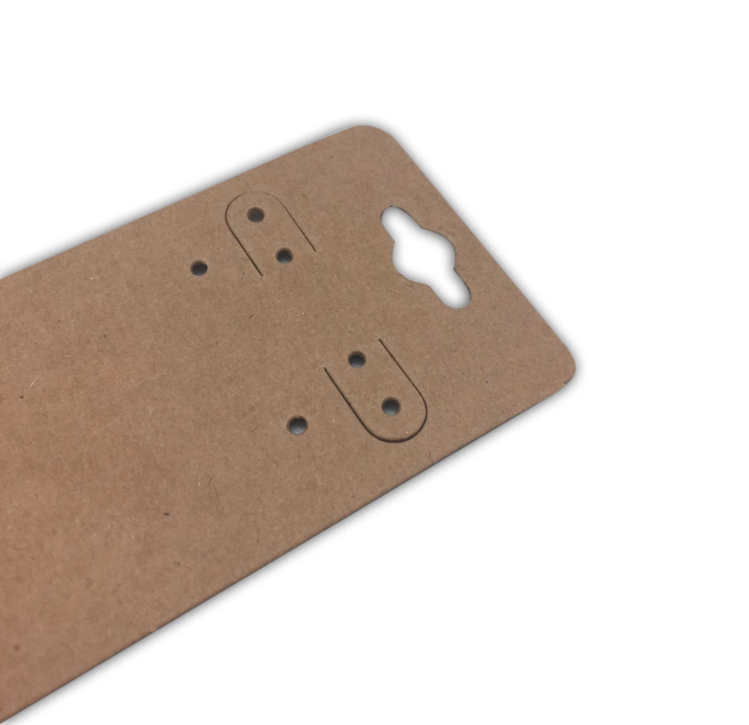 2 1/4" x 4 5/8" Kraft Paper Earring Card