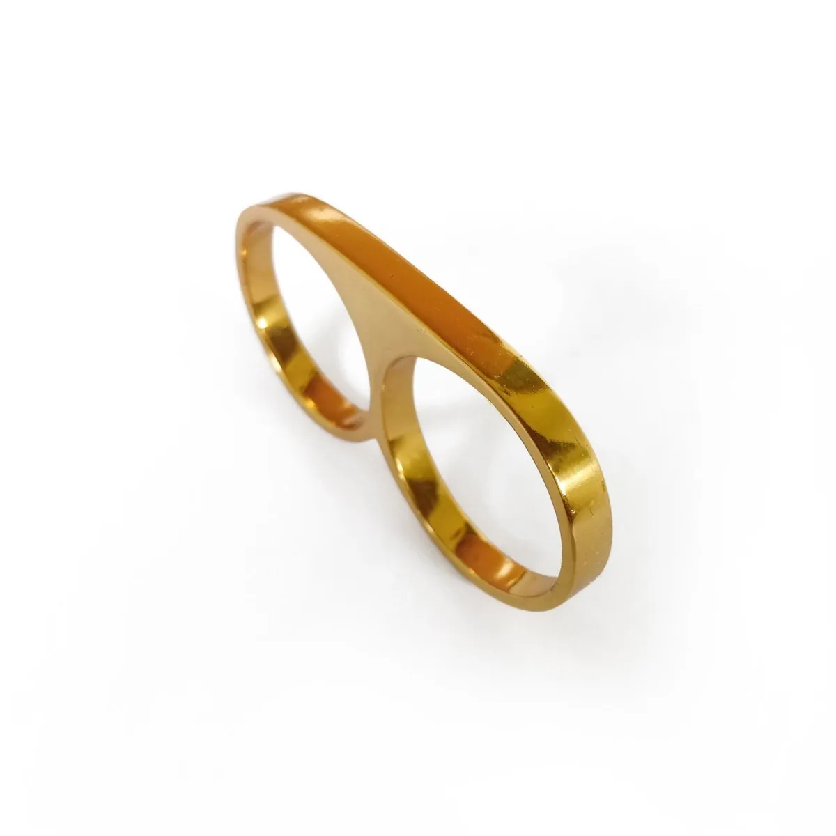2 Finger Ring Slim Gold