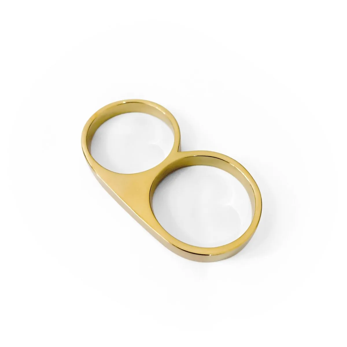 2 Finger Ring Slim Gold