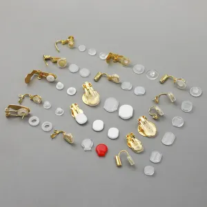 20-Pack of Silicone Pads for Clip-on Earrings