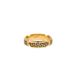 22K Yellow Gold Band Ring with Artisan Design (10.8gm)
