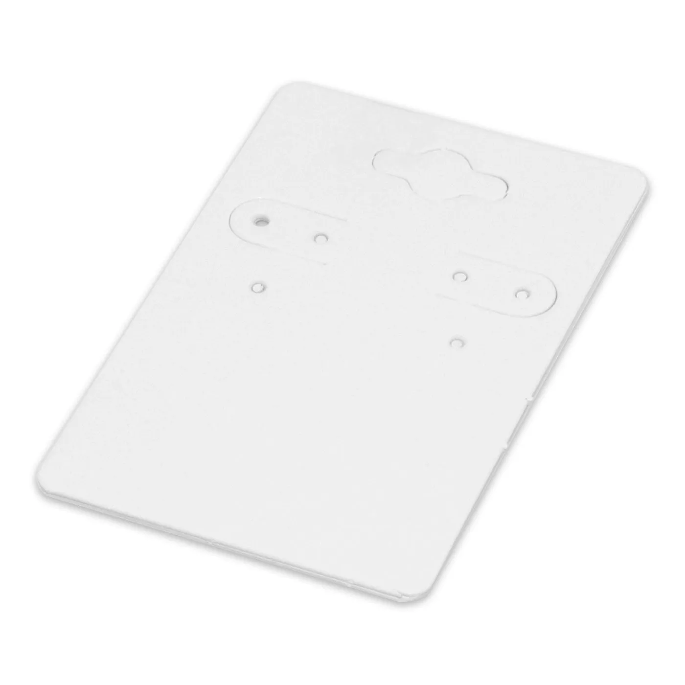 2" x 3" White Paper Earring Cards
