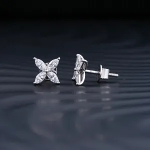 4 Marquise Diamond Earrings