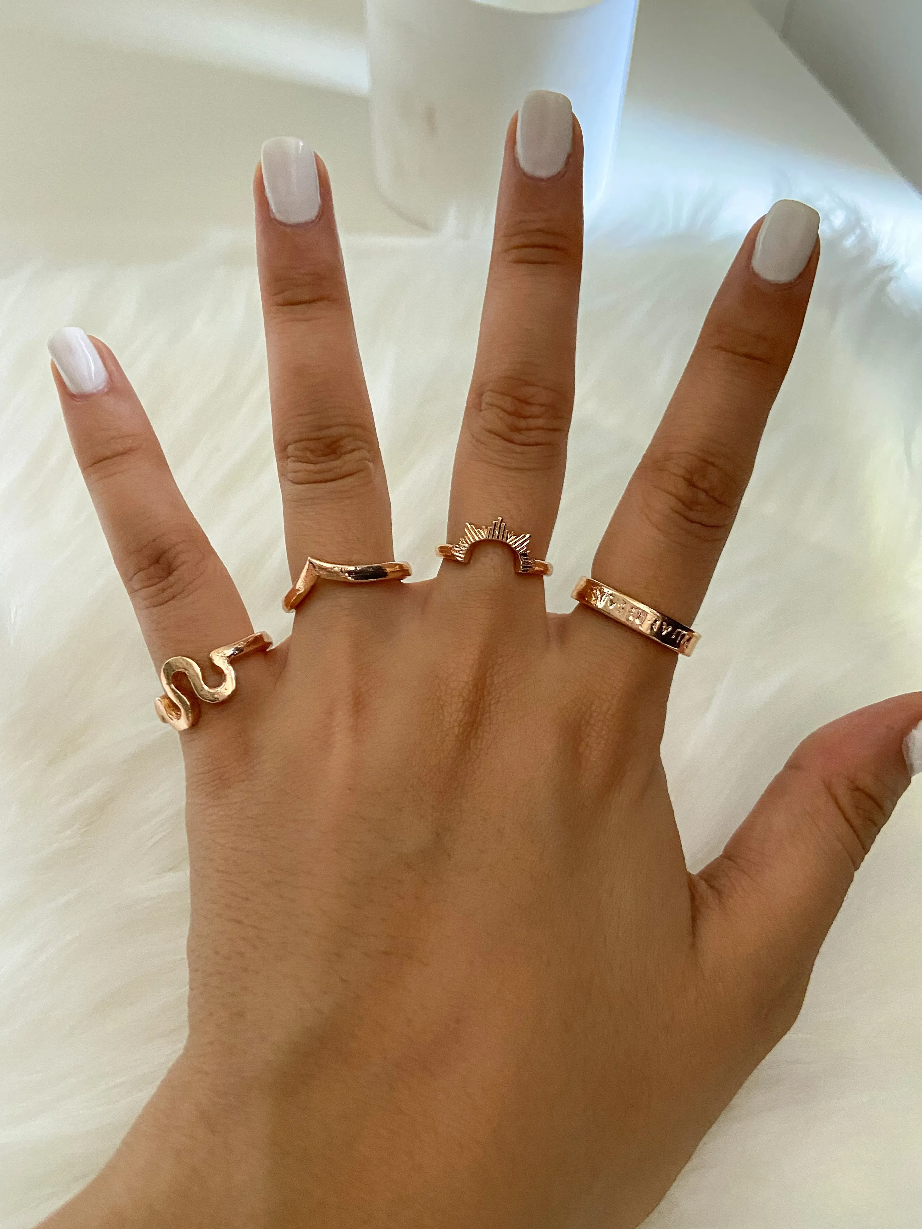 4 Sun Rings Combo