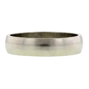 5mm Platinum Half Round Band