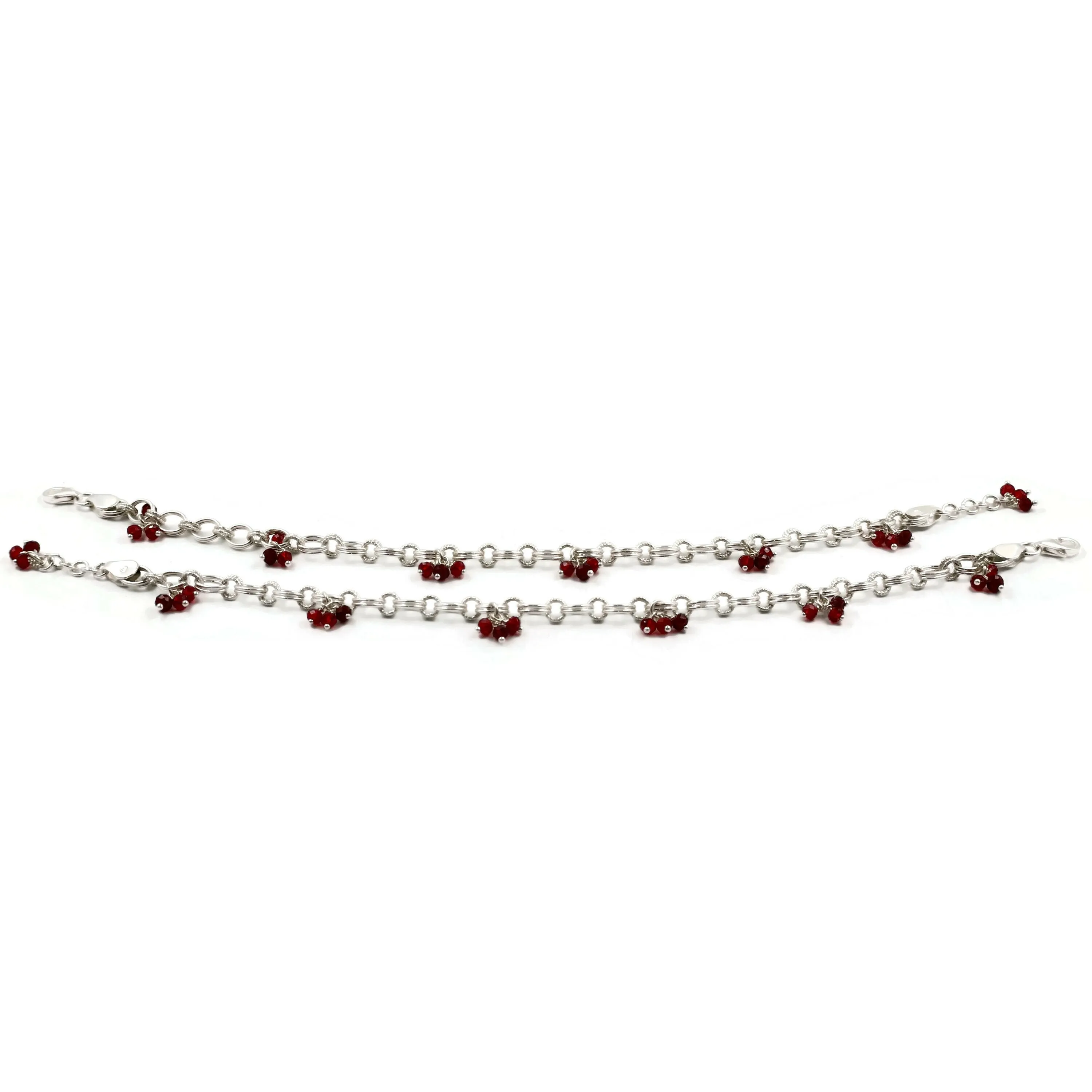 925 Sterling Silver Designer Anklet - Style#40