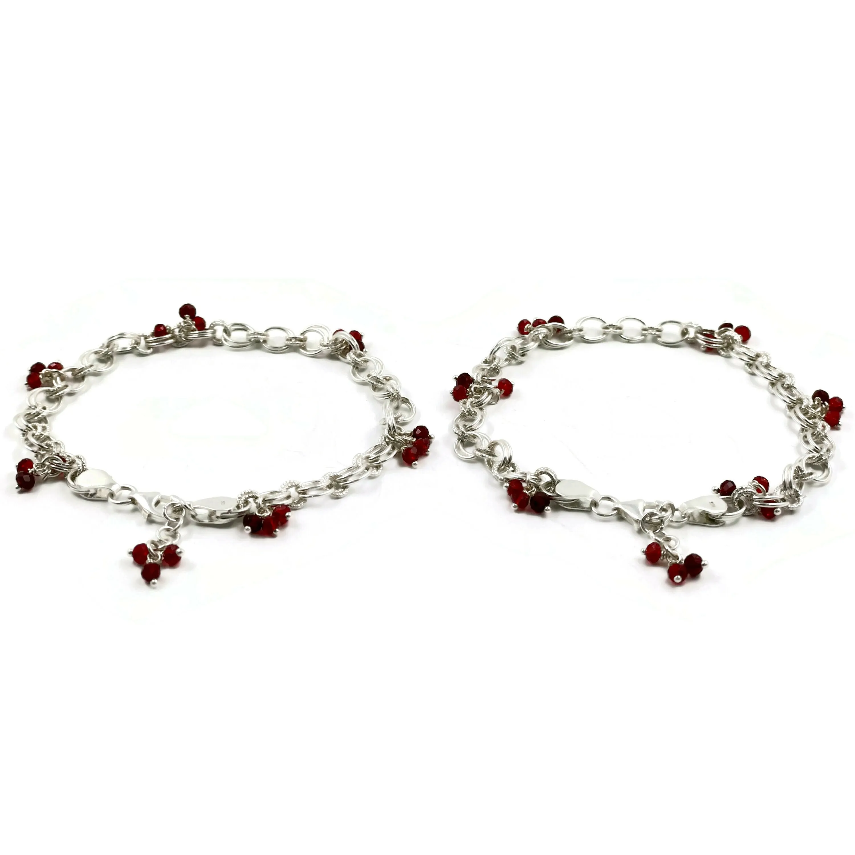 925 Sterling Silver Designer Anklet - Style#40