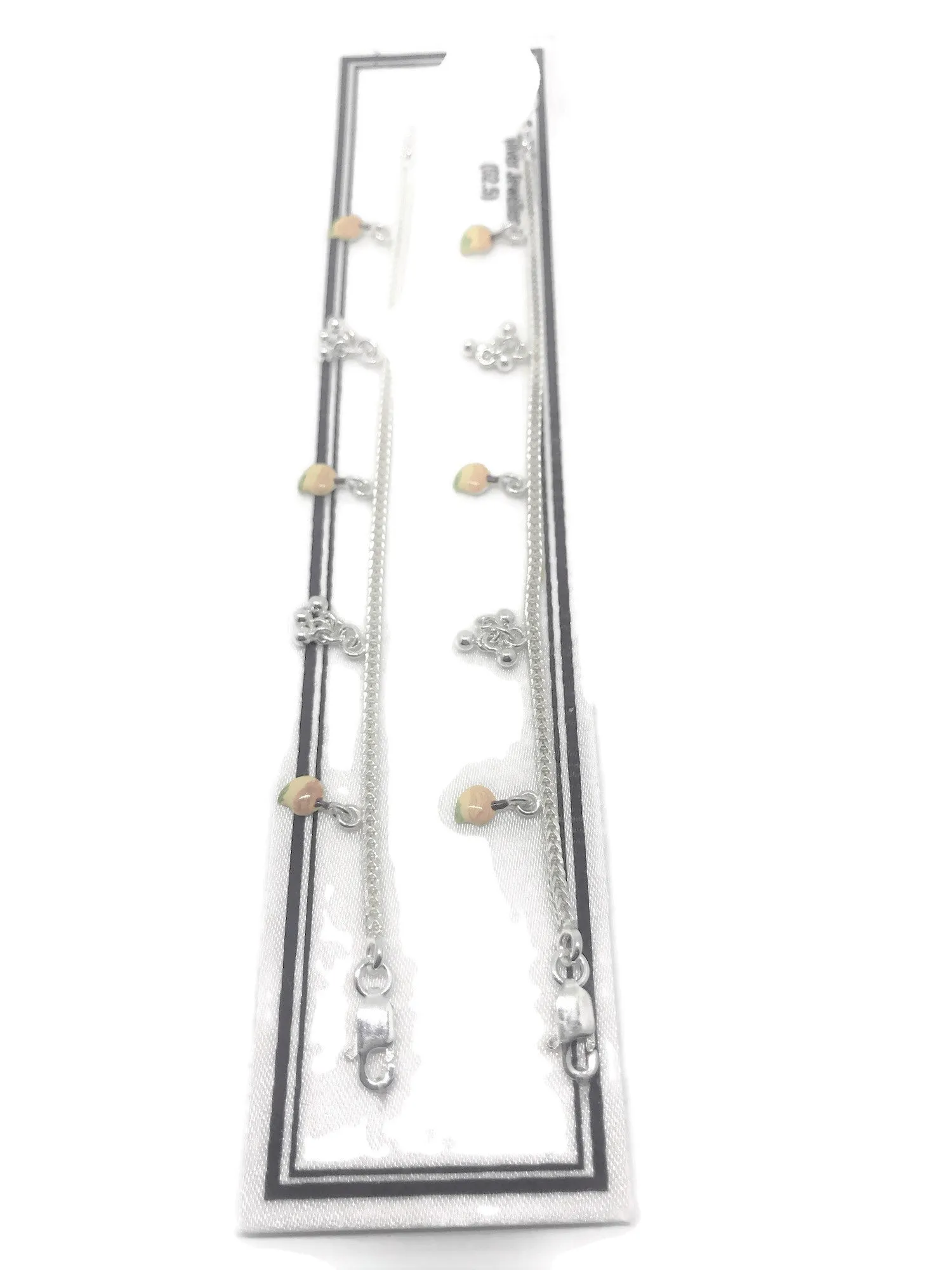 925 Sterling Silver Designer Fancy Anklet - Style#45