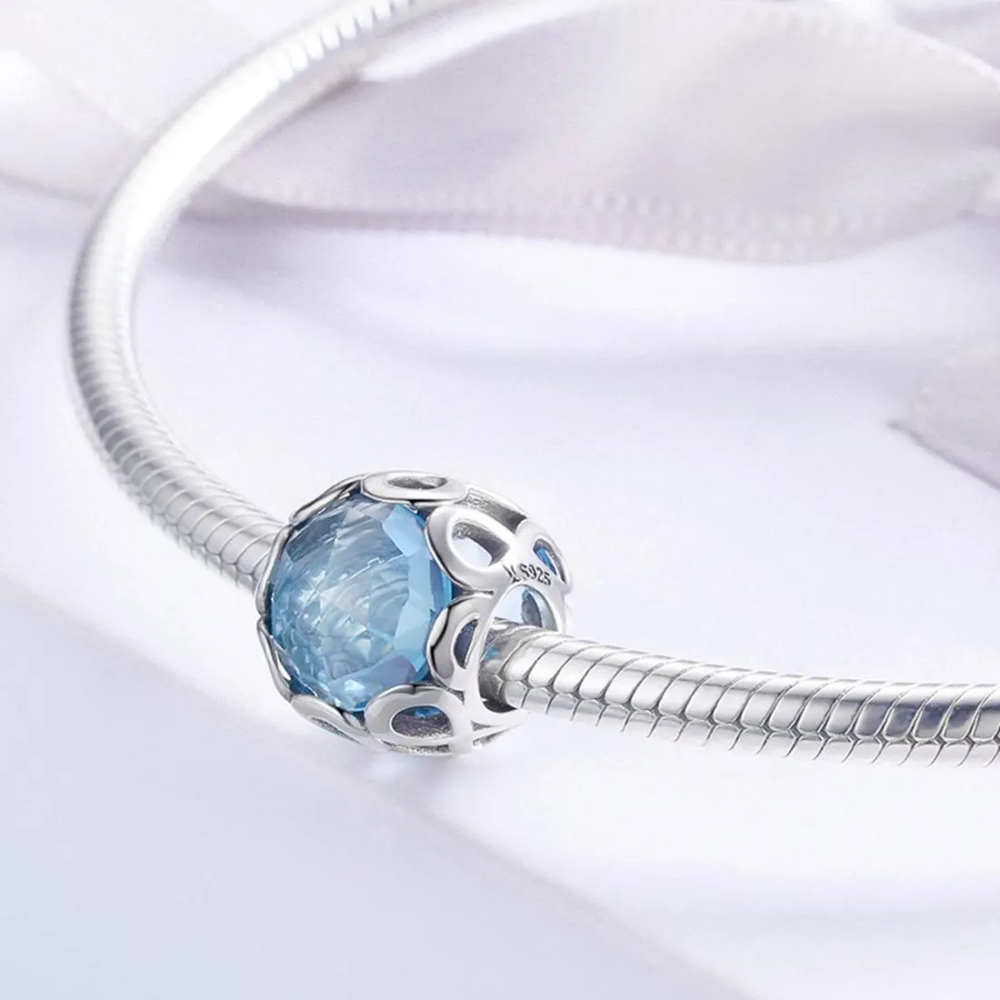 925 Sterling Silver Diy Charm Beads For Bracelets & Necklaces
