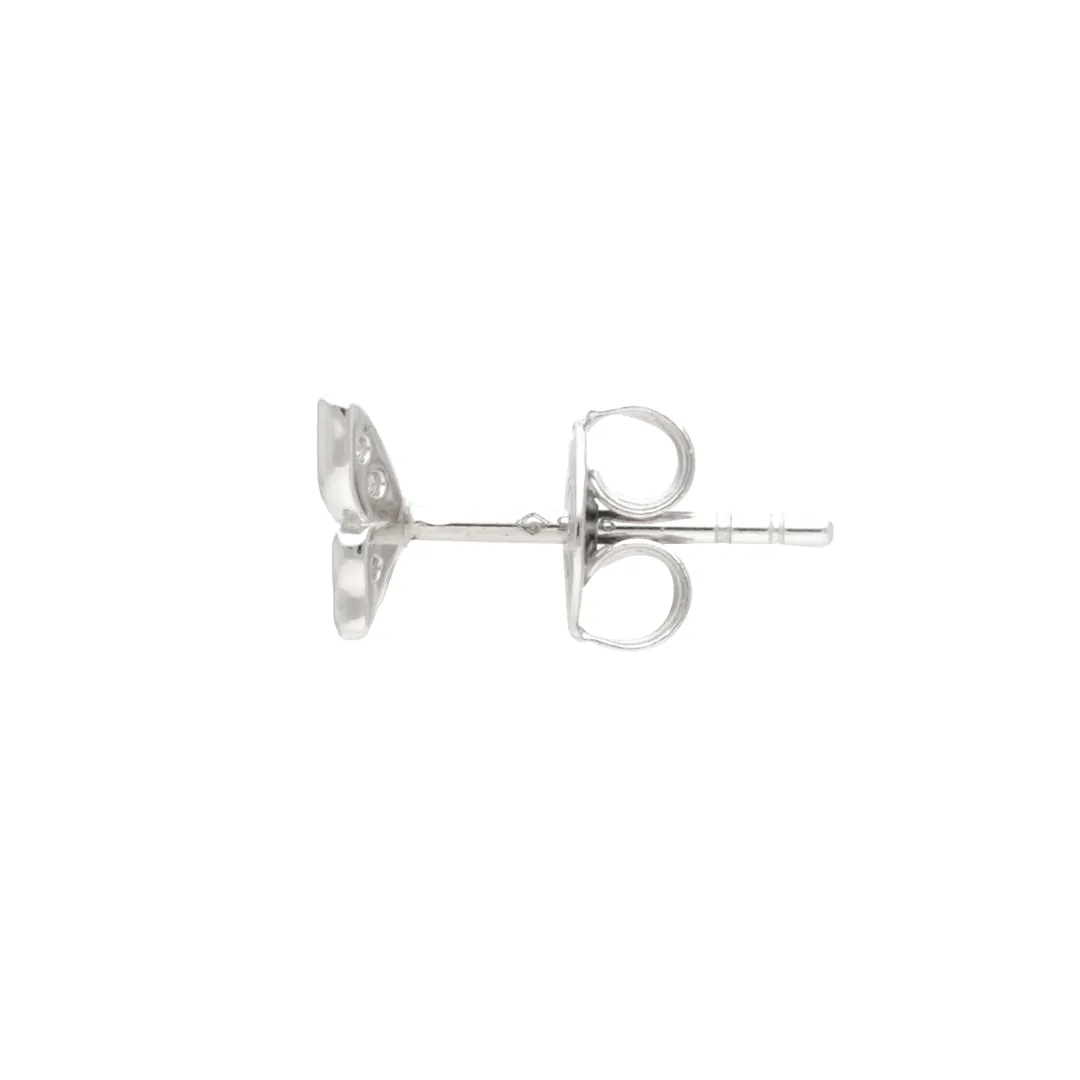 925 Sterling Silver Graceful Butterfly Stud
