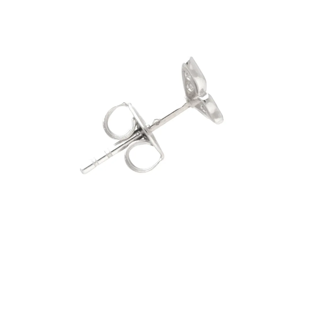 925 Sterling Silver Graceful Butterfly Stud