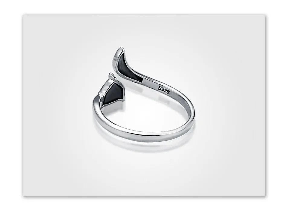 925 Sterling Silver Thai Silver Fox Ring