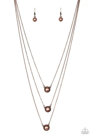 A Love For Luster - Copper Necklace-Paparazzi