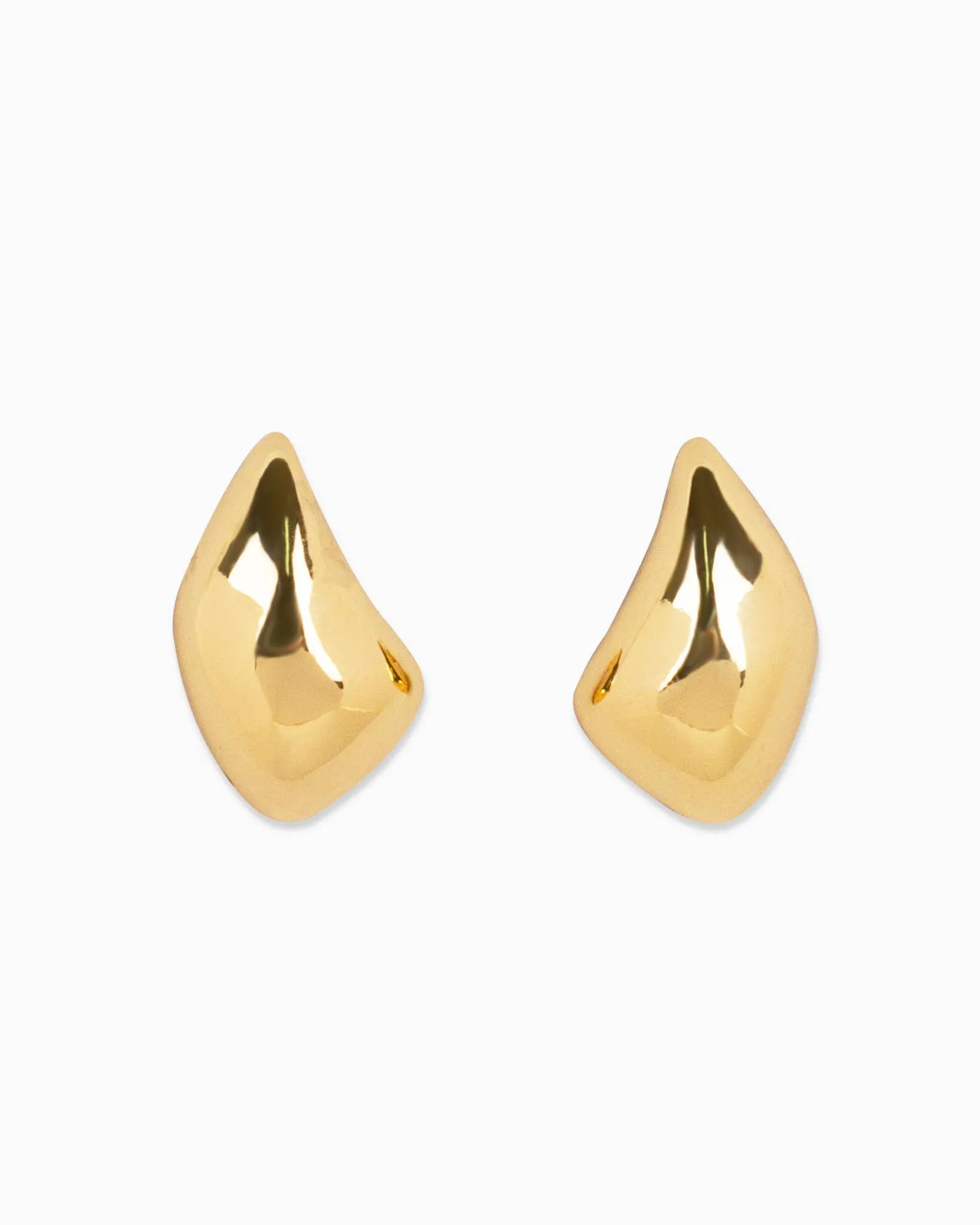 Abstract Bold Gold Hoop Set