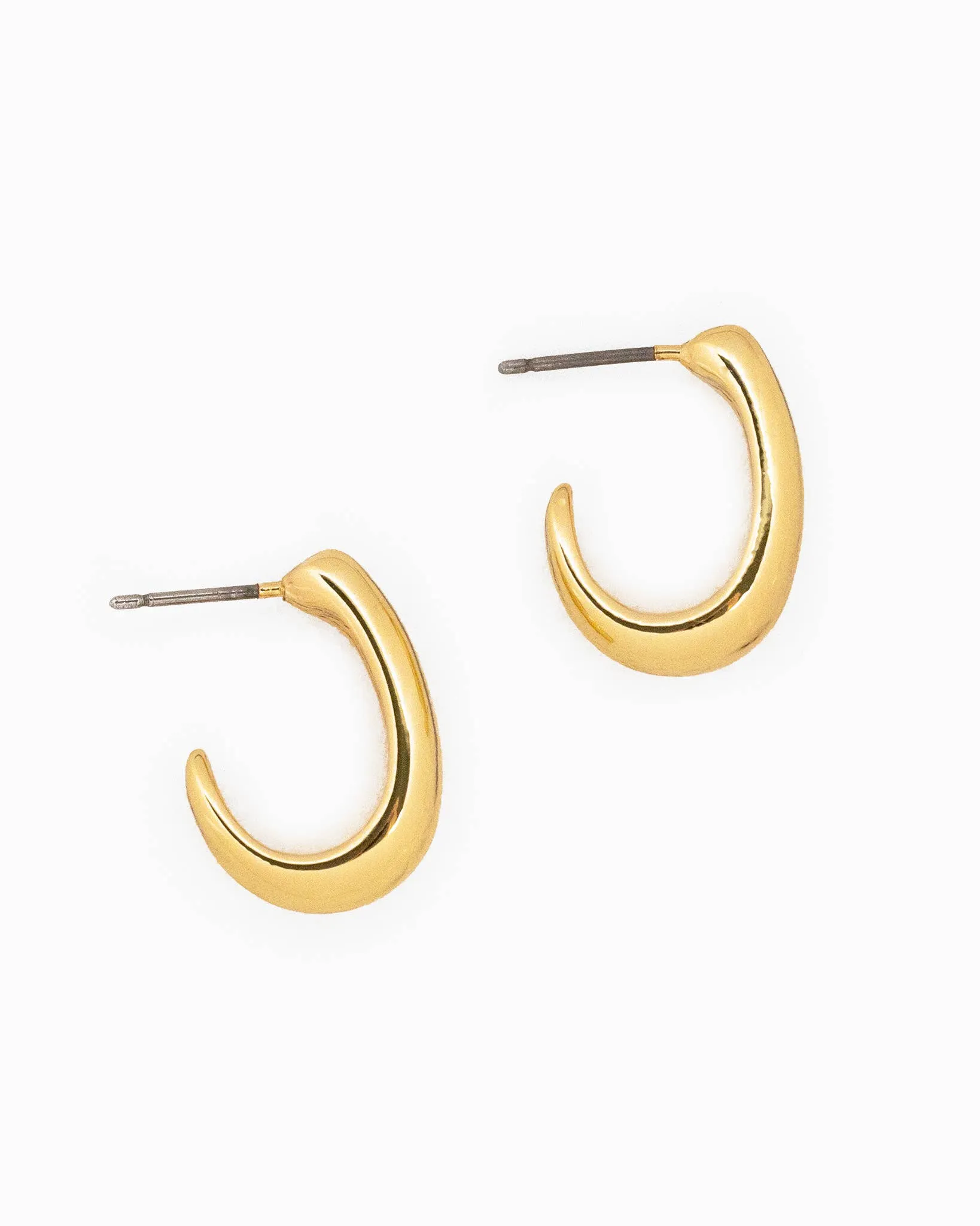 Abstract Bold Gold Hoop Set