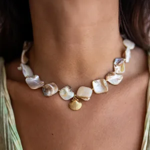 Alco Calico Shell Necklace