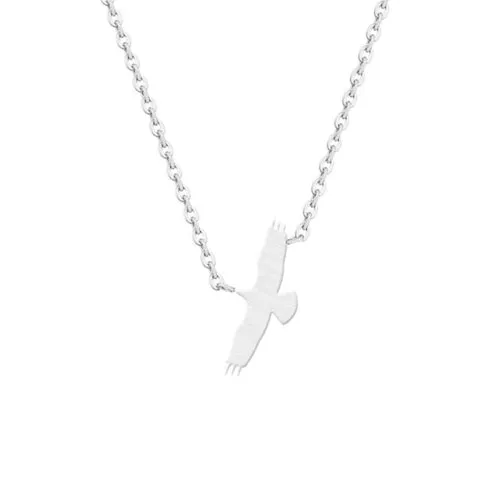 American Flying Eagle Necklace For Women Men Bird Animal Jewelry Gold
