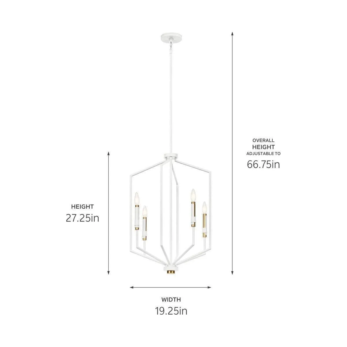 Armand 27" 4-Light Foyer Pendant