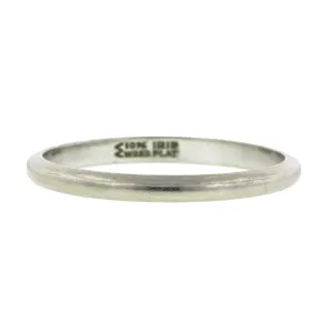 Art Deco Platinum Wedding Band