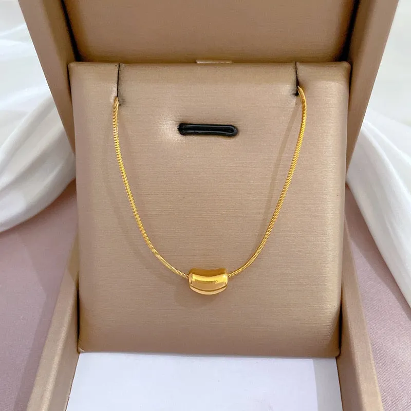 Artificial Gems Zirconia Not Fade Color heart Pendant Necklaces For Women