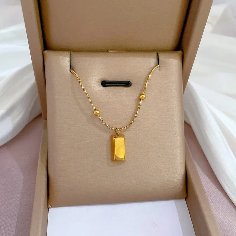 Artificial Gems Zirconia Not Fade Color heart Pendant Necklaces For Women