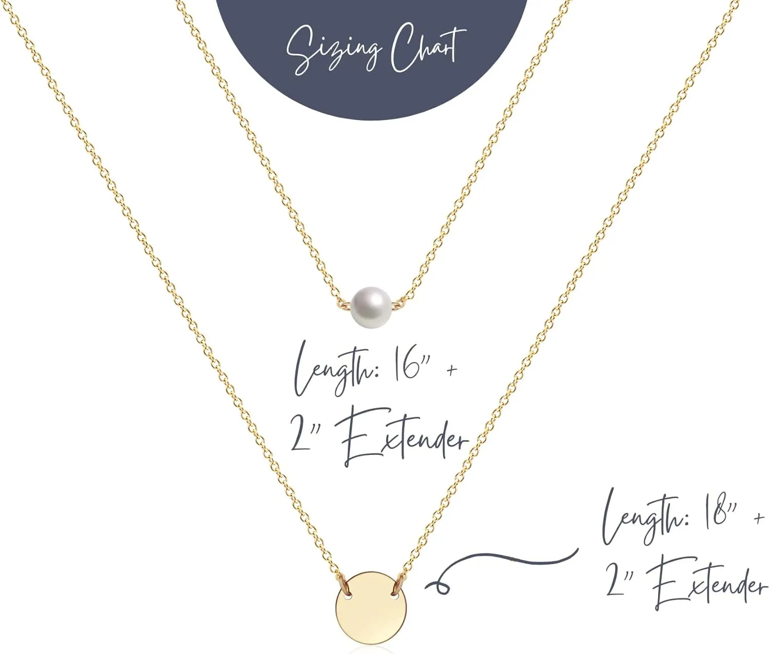 Ava Riley Necklace for Women, 14K Gold-Plated Dainty Choker, Silver Layered Necklaces for Women, Trendy Beach Jewelry