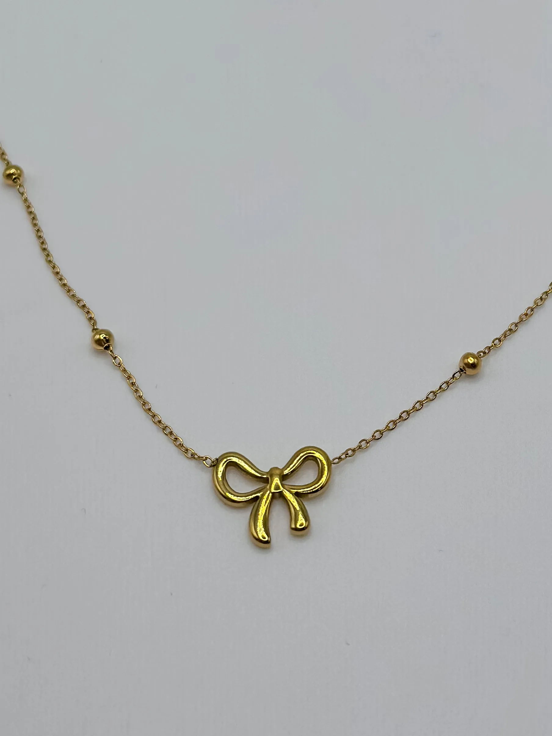 Baby Bow Chain Necklace
