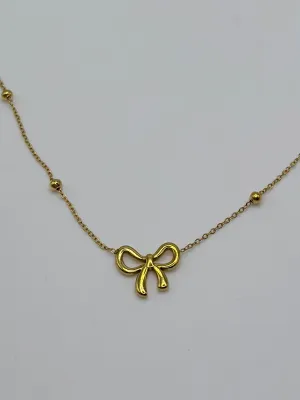 Baby Bow Chain Necklace
