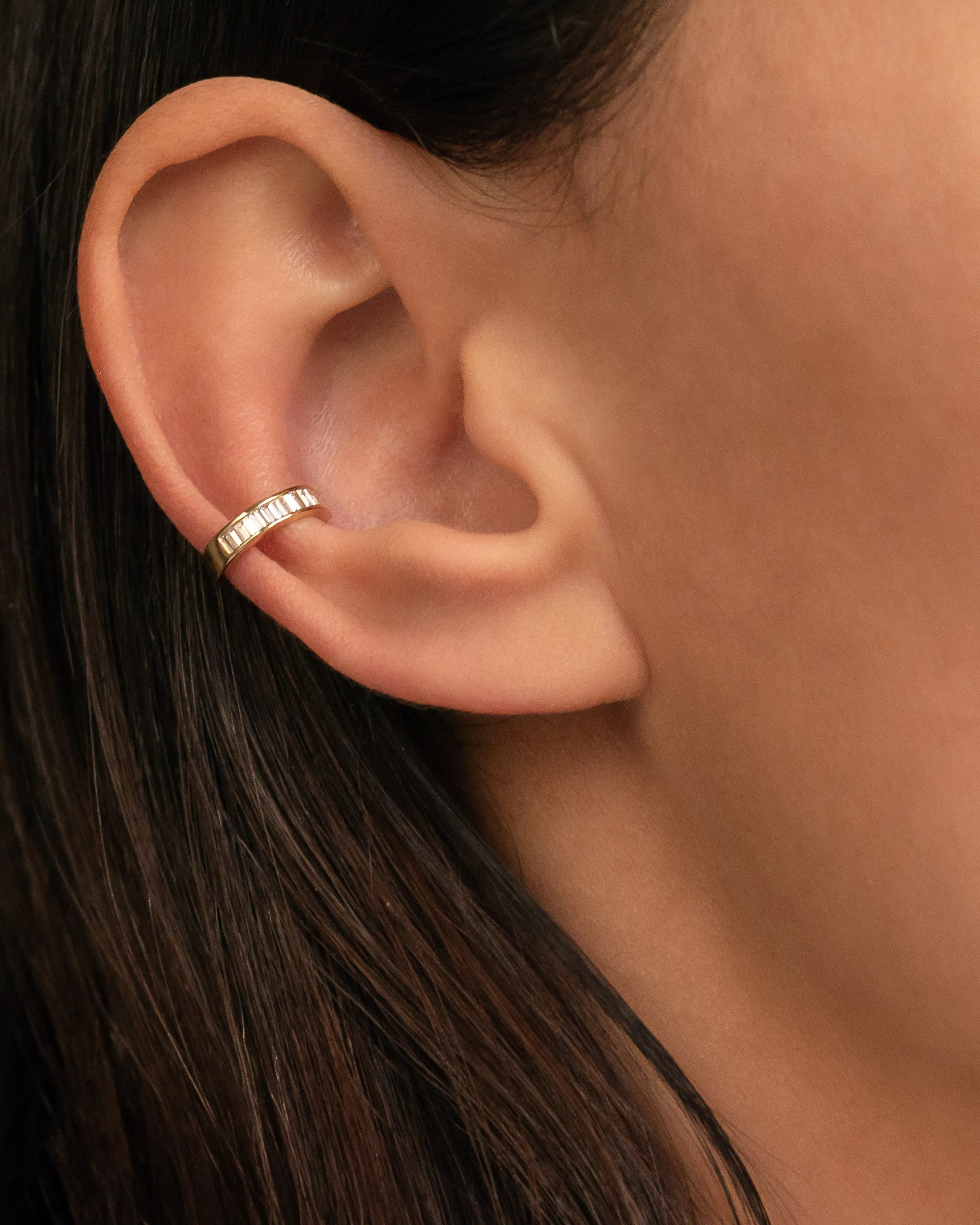 Baguette Diamond Ear Cuff