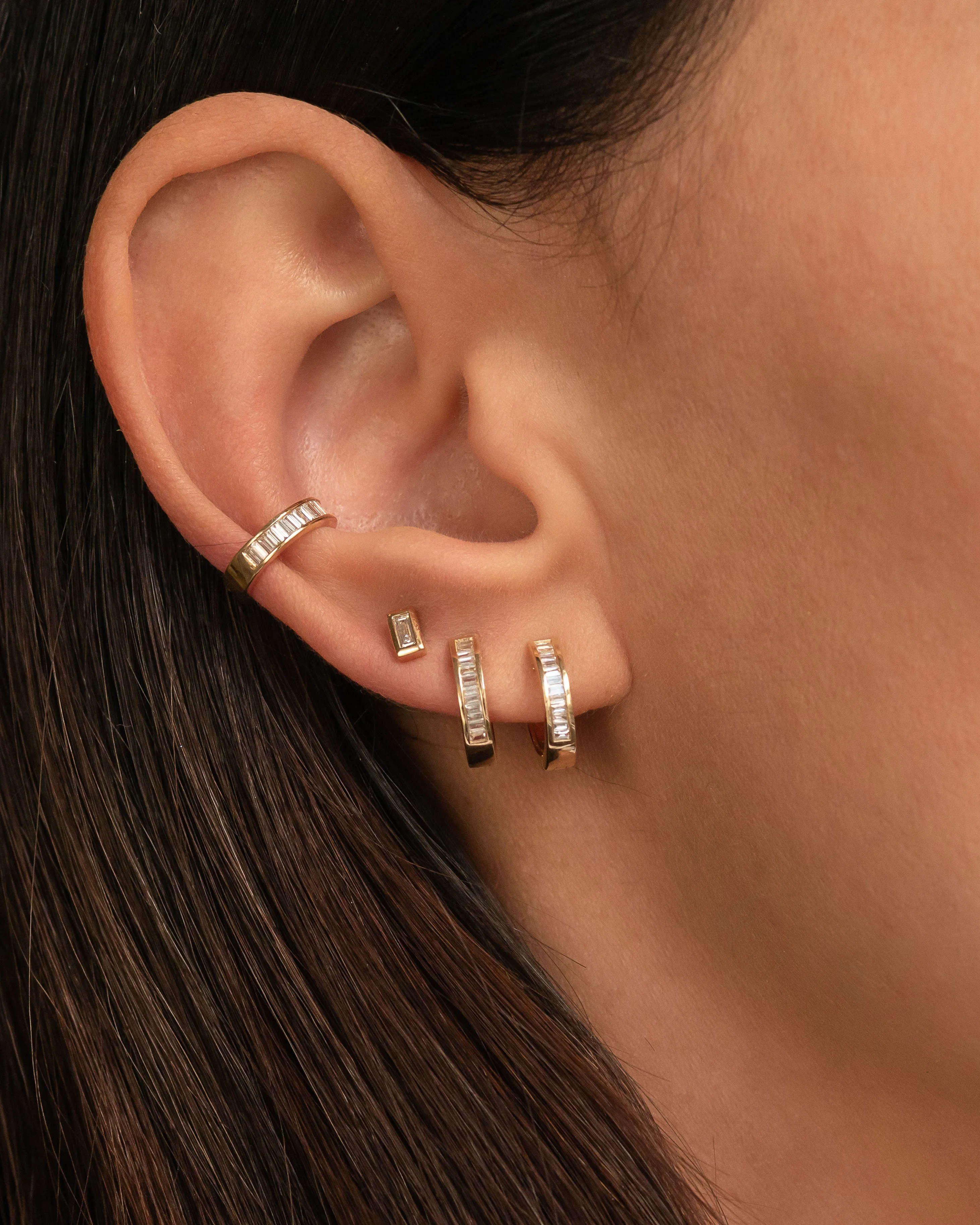 Baguette Diamond Ear Cuff