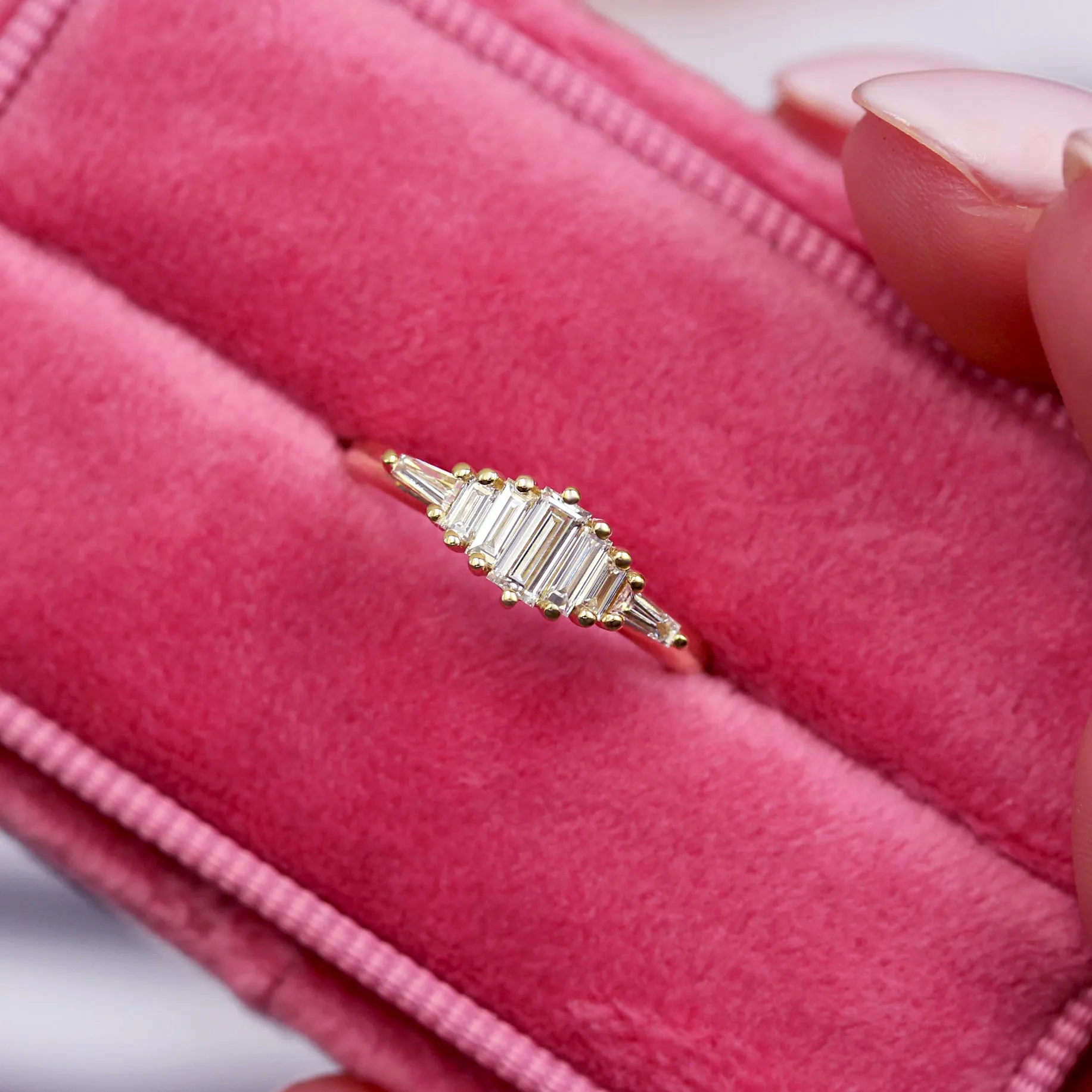 Baguettes Diamond ring - Adriana ♥