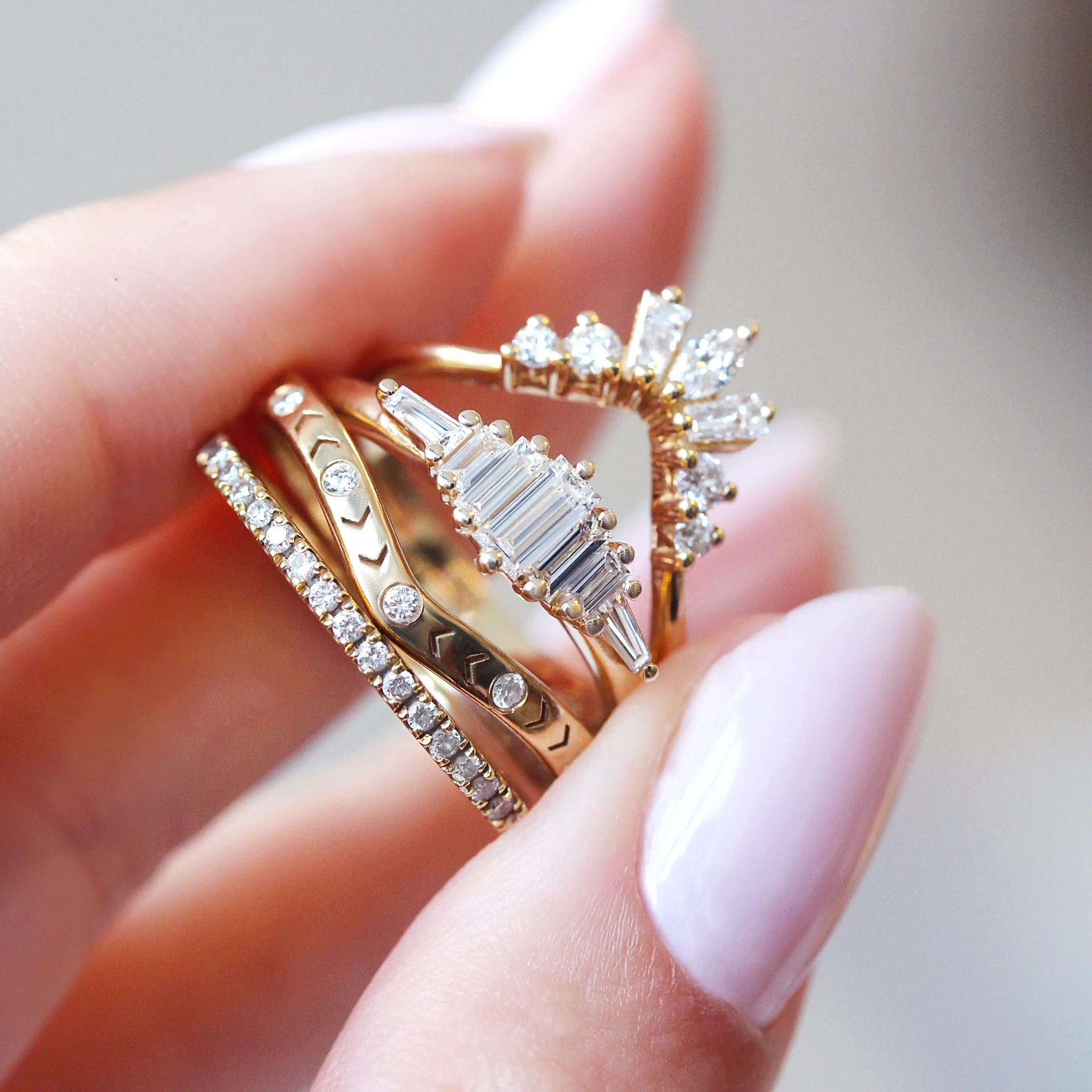 Baguettes Diamond ring - Adriana ♥