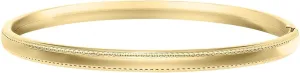 Beaded Edge Gold Filled Bangle Bracelet | 5mm