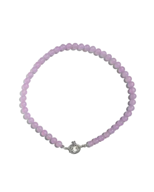 Beaded Necklace - Lilac Jade Stacker