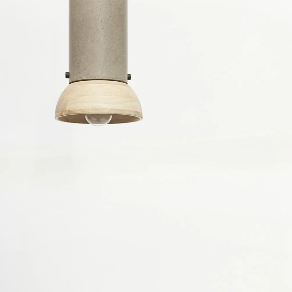 Bei Concrete & Bamboo Pendant