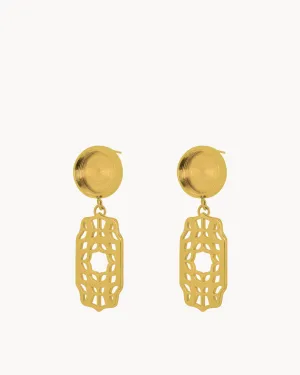 Bizzilla Dainty Twist Dangling Earrings