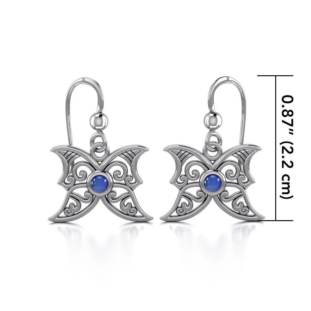 Blue Moon Sterling Silver Earrings TE2897