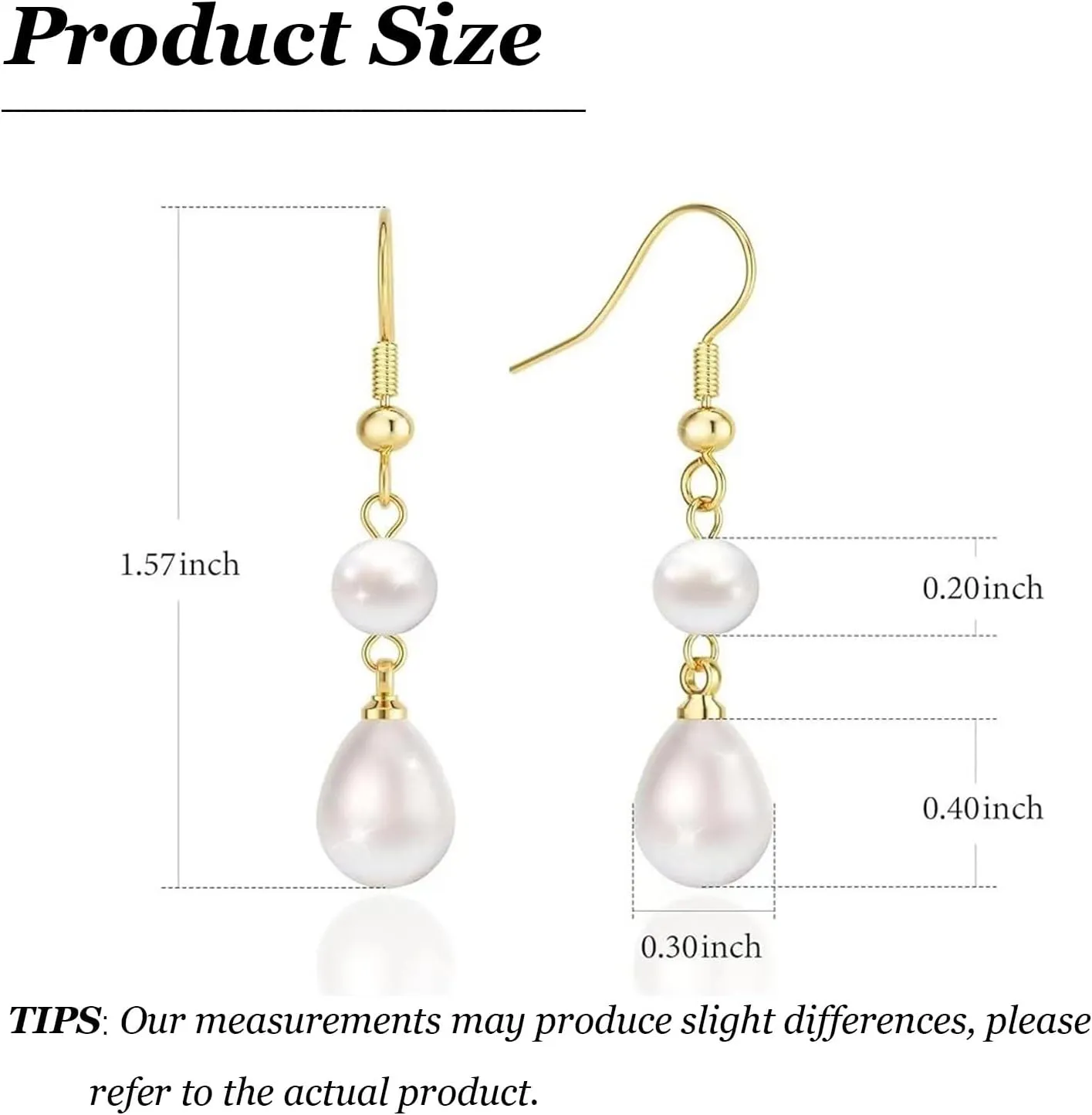 Boho Baroque Pearl Dangle Earrings - Elegant Wedding & Statement Studs for Guest Dresses Accessories
