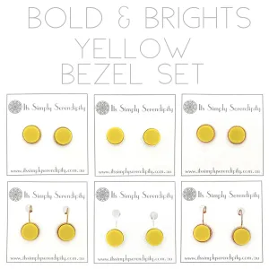 Bold & Brights - Yellow - Bezel Setting