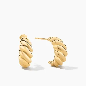 Bold Croissant Earrings (pair)