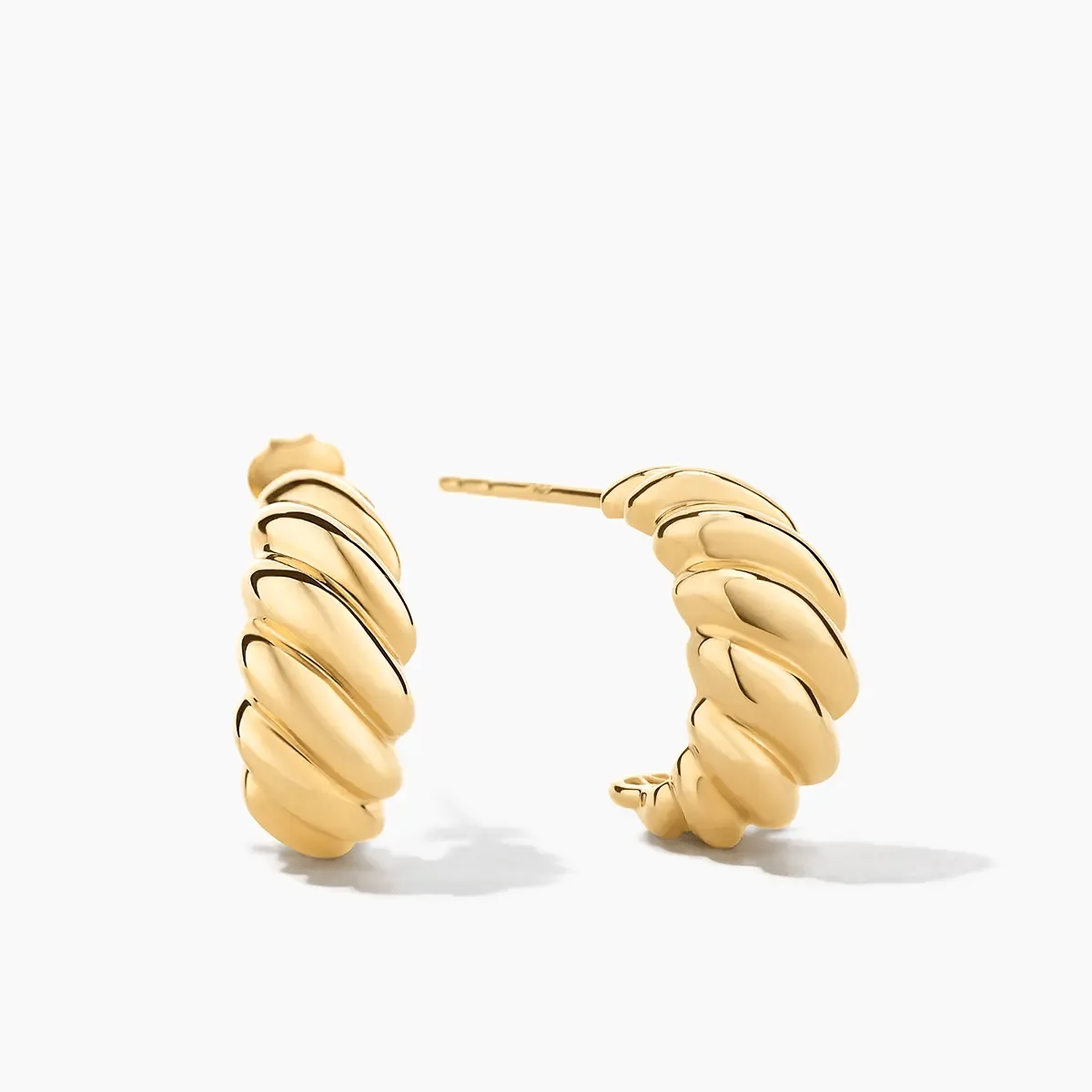 Bold Croissant Earrings (pair)