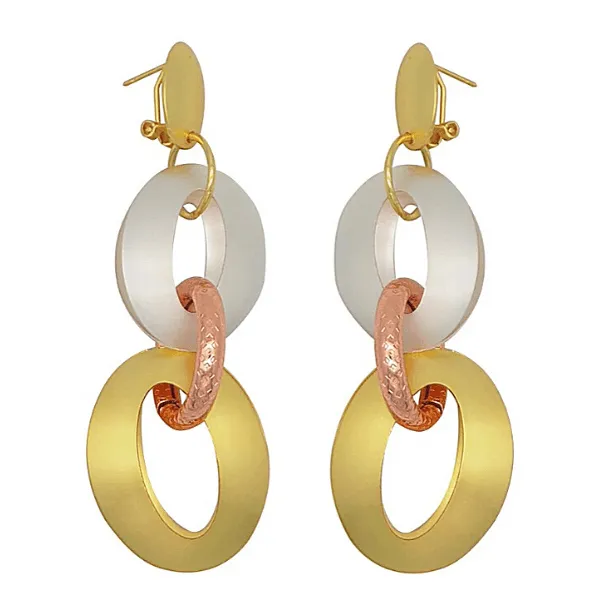 Bold Gold Chain Link Earrings